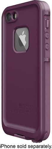 LifeProof - Frē Modular Case for Apple® iPhone® 5, 5s and SE - Purple/Crushed Purple - Larger Front