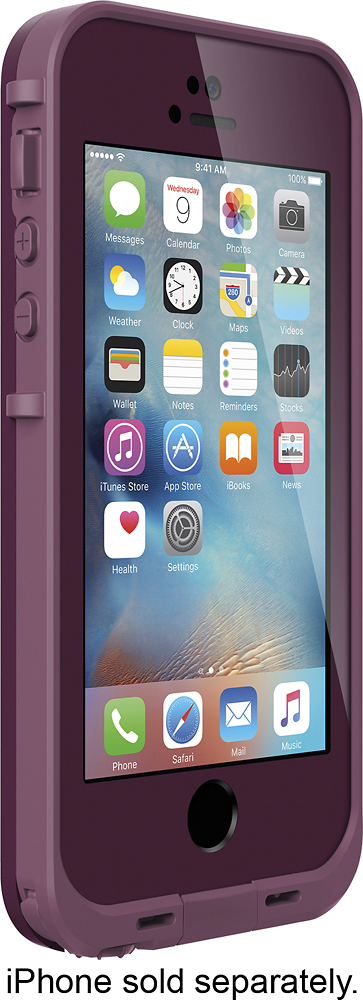 Best Buy Lifeproof Freprotective Case For Apple Iphone 5 5s And Se Purple Crushed Purple 77