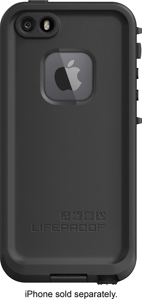frē protective case for apple iphone 5, 5s and se - black
