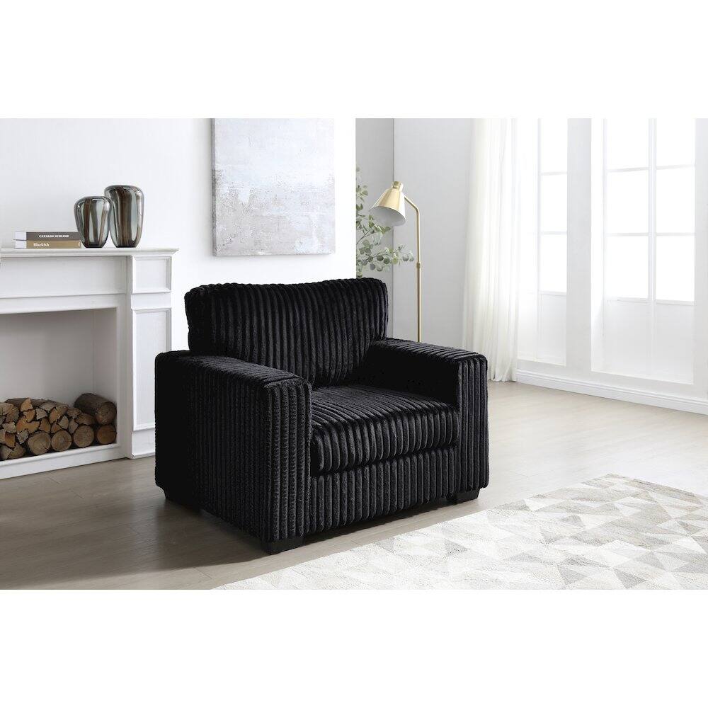 Alt View 2. Glory Furniture - Teddy Ottoman - Gray.