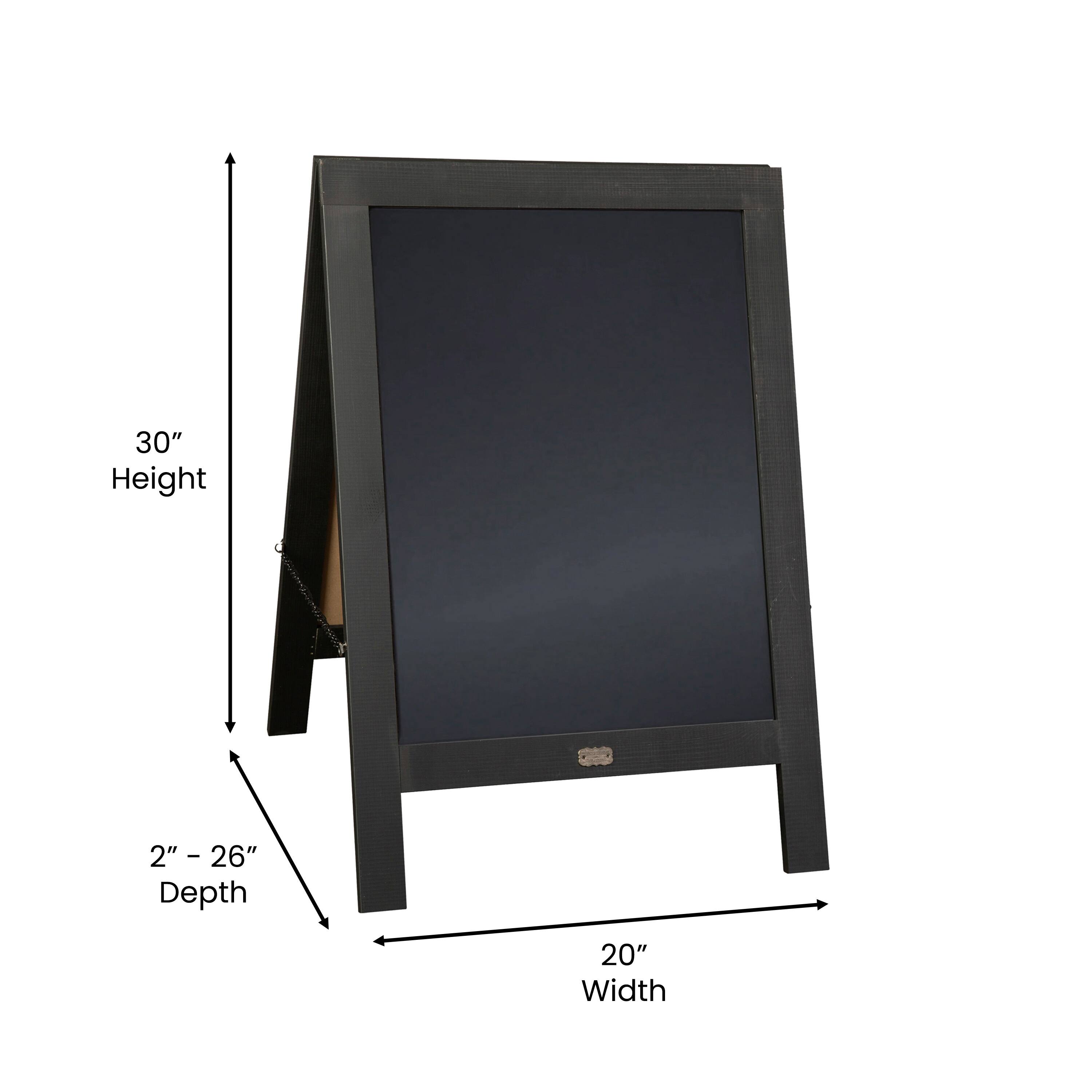 30" Height  
2" - 26" Depth  
20" Width