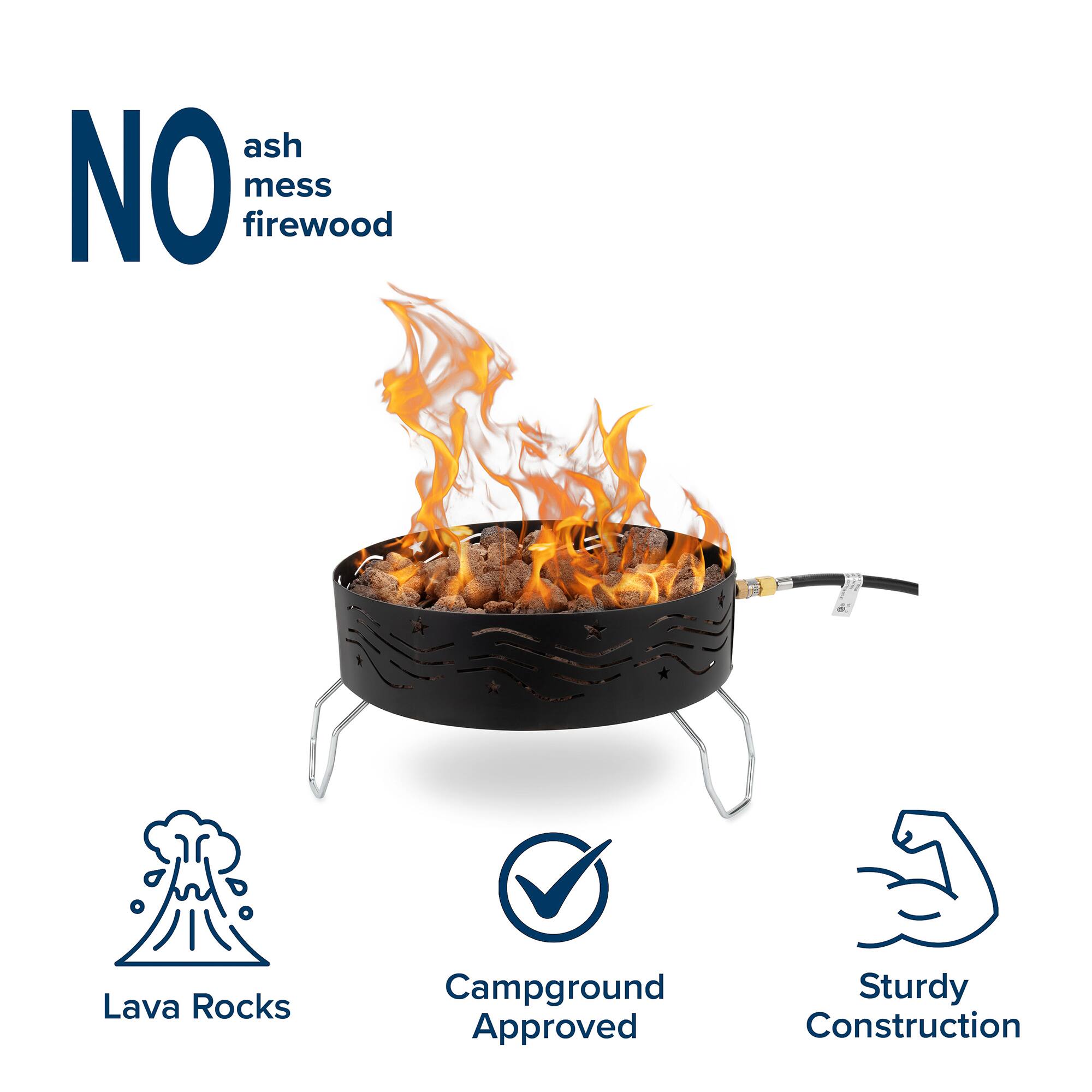NO ash mess firewood

Lava Rocks Campground Approved Sturdy Construction