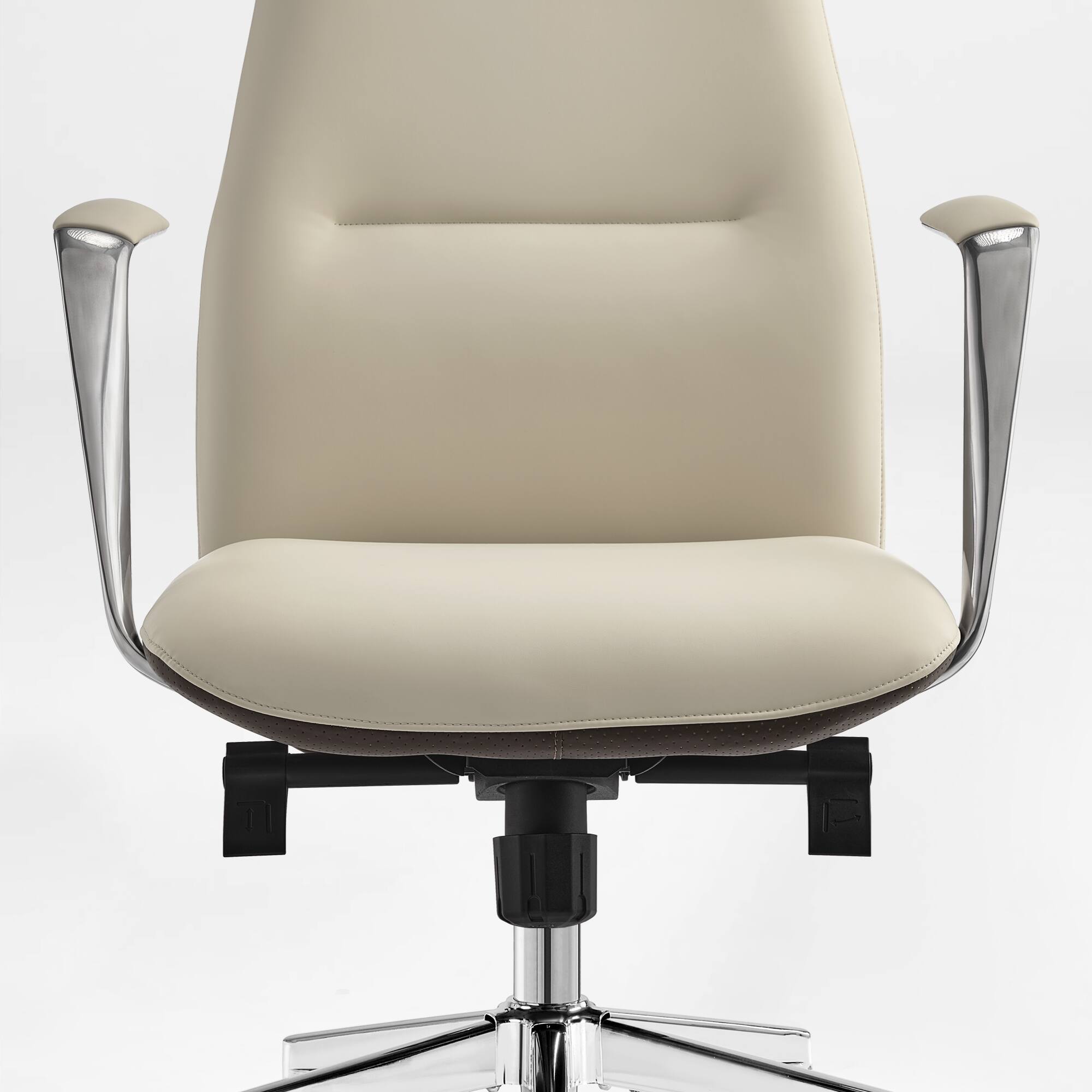 Alt View 8. Eureka Ergonomic - Ergonomic Executive Office Chair with Lumbar Support & High Back Support - Off-white.