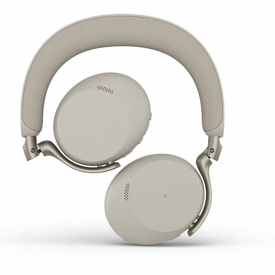 Alt View 2. Jabra - Jabra Evolve3 75 Headset - Microsoft Teams Certification - Stereo - Wireless - Bluetooth - 98.4 ft - 35 Ohm - 20 Hz to - Gray.