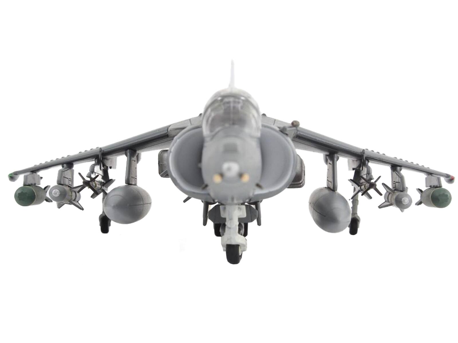 Alt View 1. Hobby Master - McDonnell Douglas AV-8B Harrier II GR.9A 41(R) Squadron RAF Coningsby AB 2006 Royal Air Force Air Power 1/72 - Grey, White.
