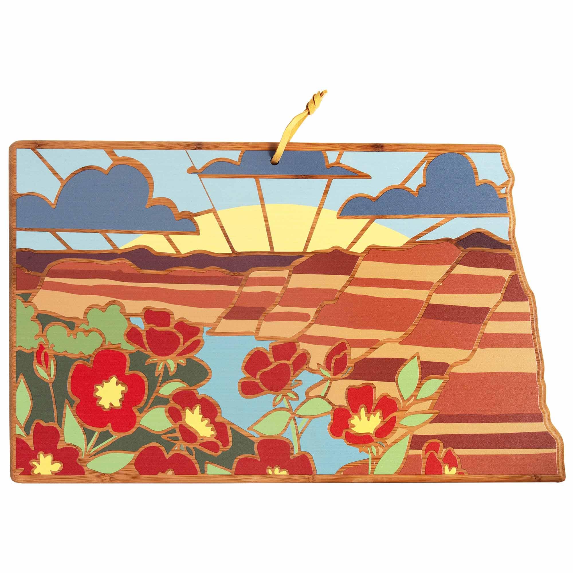 Totally Bamboo - North Dakota Cutting Board with Artwork by Summer Stokes price history on PriceWatchPro