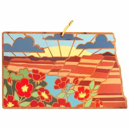 Totally Bamboo - North Dakota Cutting Board with Artwork by Summer Stokes