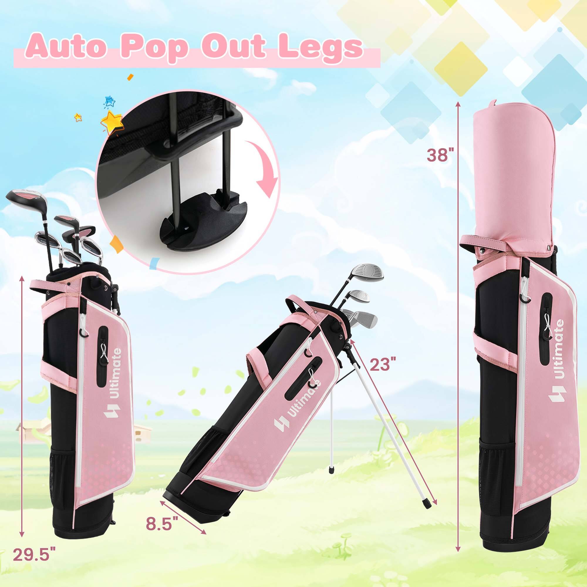 Auto Pop Out Legs

Ultimate 23"  
Ultimate = 8.5"  
29.5"  
38"