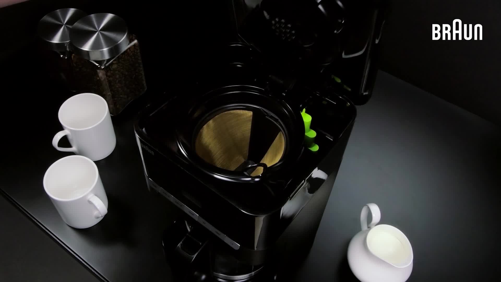 Best Buy Braun BrewSense 12Cup Coffee Maker Black KF7000BK