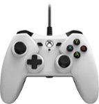 Front. PowerA - Wired Controller for Xbox One - White.
