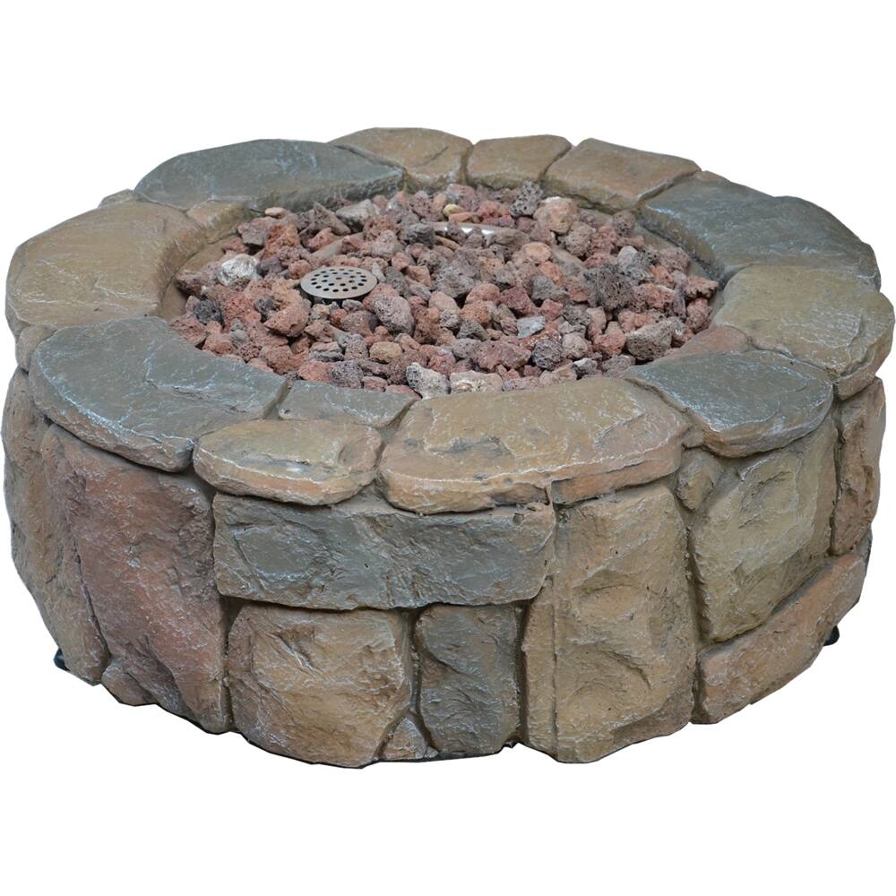 Best Buy Bond Petra Fire Pit Brown Rock 68195BOND