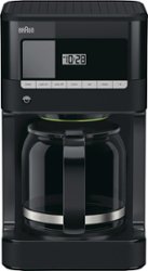Braun - BrewSense 12-Cup Coffee Maker - Black - Angle_Zoom