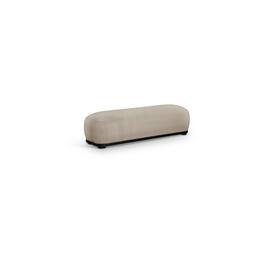 Meridian Furniture - Calum Chenille Fabric Bench - Beige