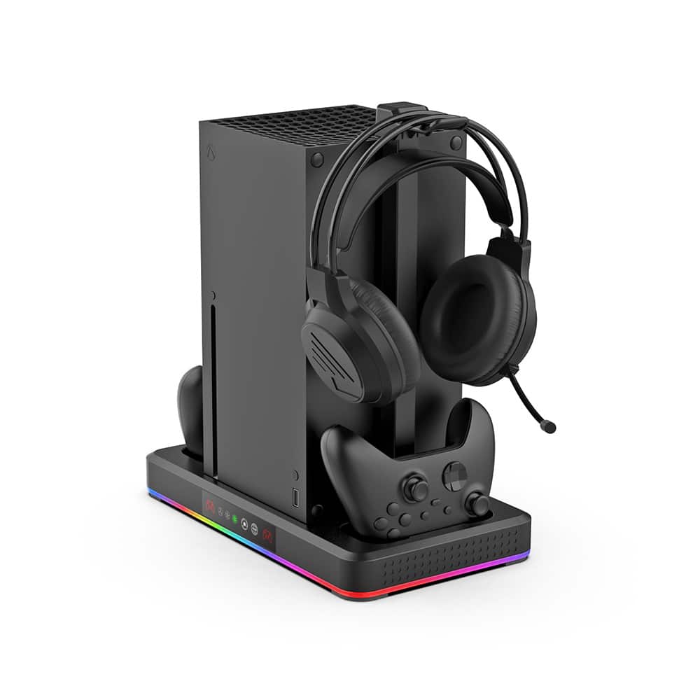 Dobe - Multifunctional Cooling Charging Stand (TYX-3615) Compatible For Xbox Series X / Xbox Series S - Black
