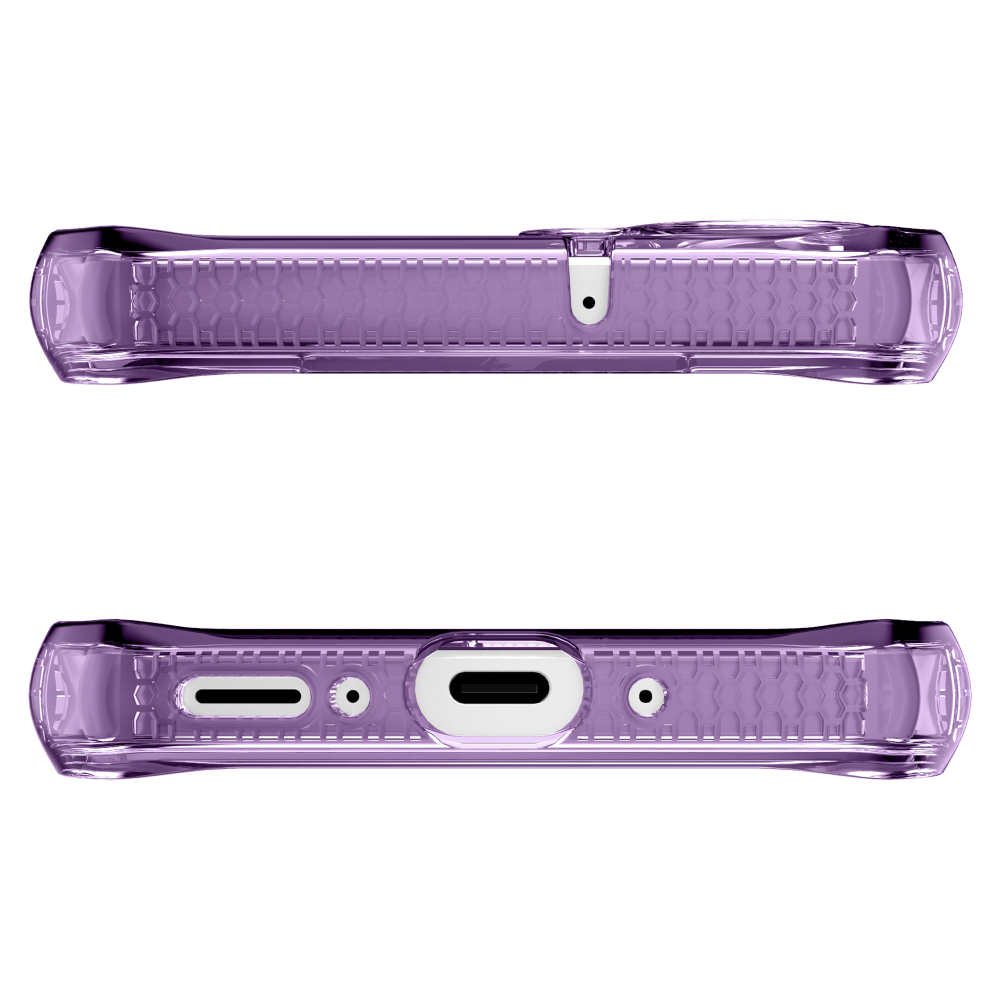Alt View 3. Itskins - ITSKINS Spectrum_R // Clear Case for Samsung Galaxy A26 - Light Purple - Purple.