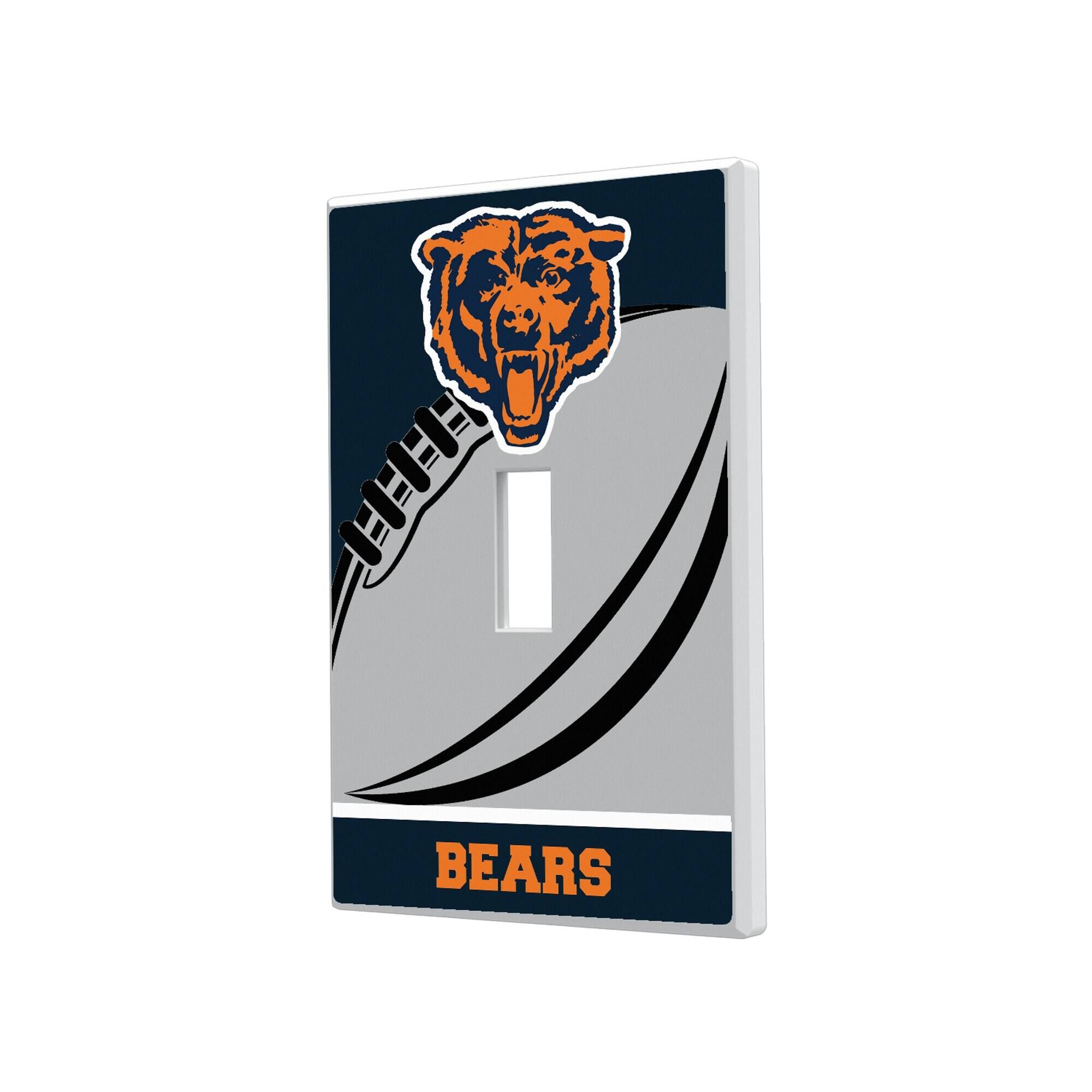 Keyscaper - Chicago Bears Passtime Design Single Toggle Lightswitch Plate - Multicolor price history on PriceWatchPro