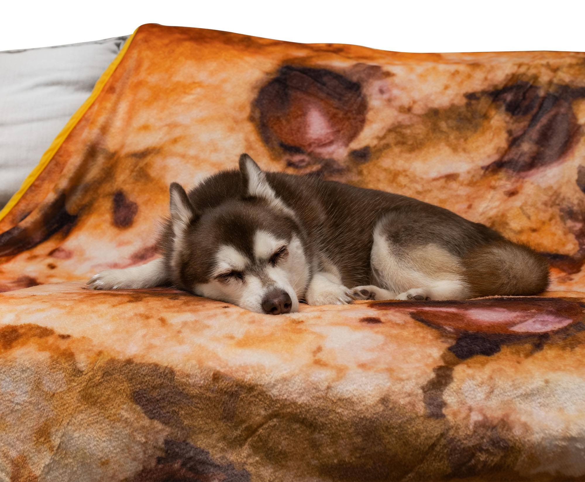 Alt View 2. Toynk - Chocolate Chip Cookie Round Fleece Throw Blanket | 60 Inches - Brown.