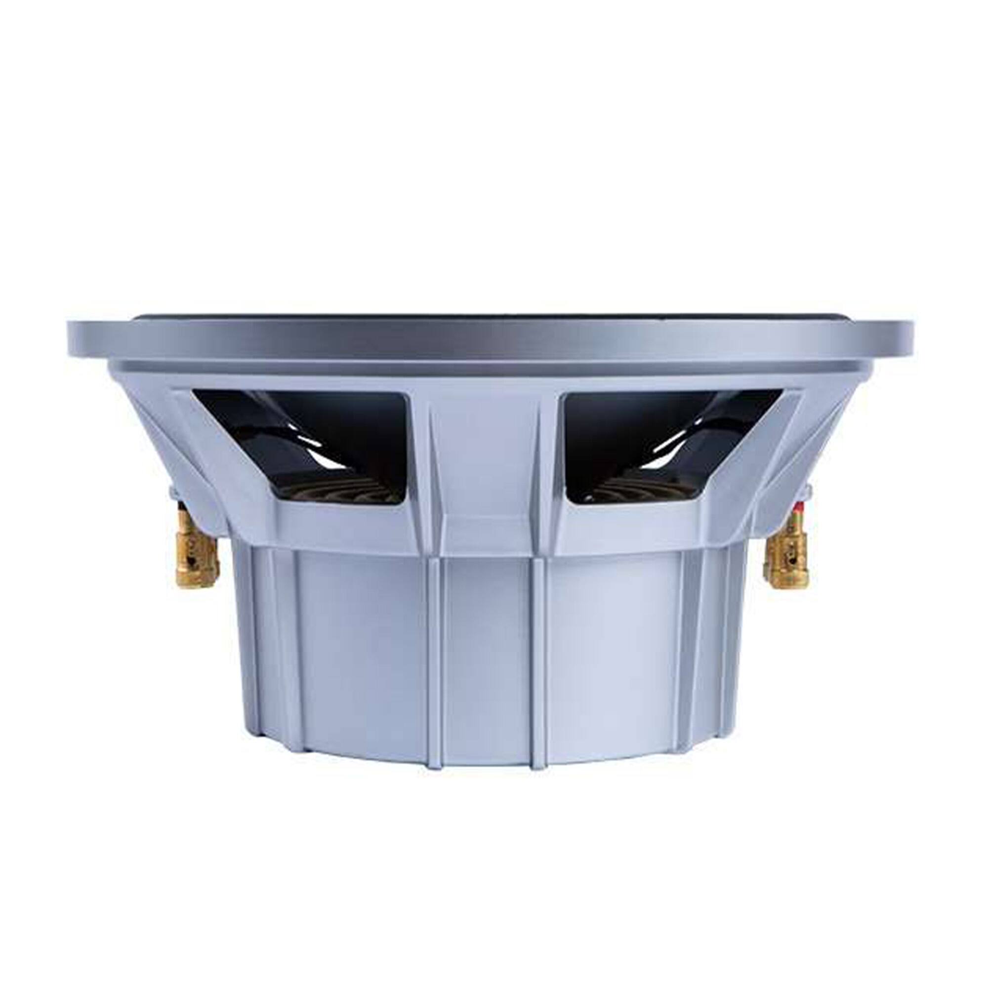 Alt View 5. Memphis Car Audio - Memphis Audio MM1024 10" Marine Subwoofer with Integrated RGB LEDs and 2 or 4 Ohm Selectable Impedance - Black/Gray.