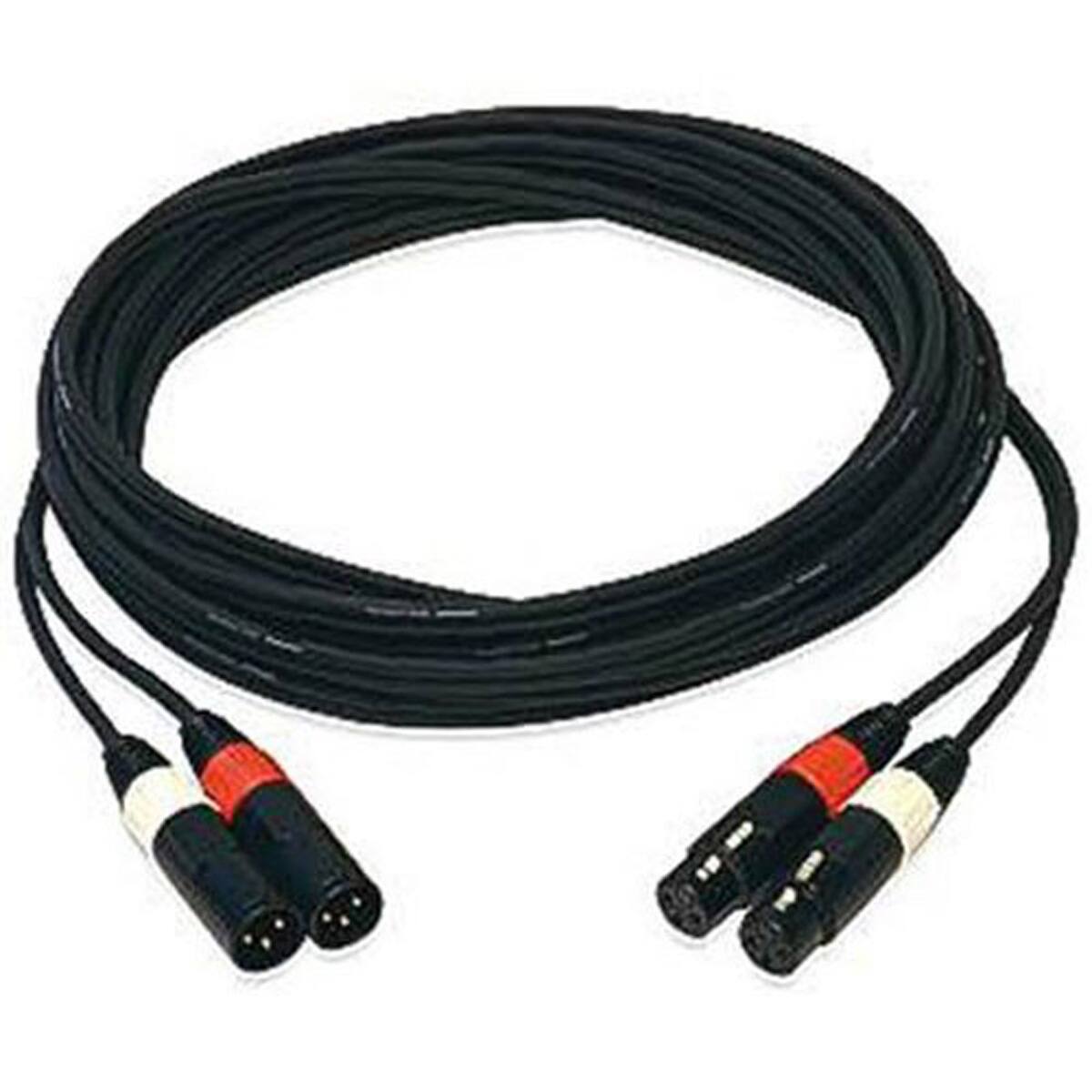Front. Whirlwind - Whirlwind MK4PP 15' Siamese Stereo 2 XLR Female to 2 XLR Male Mic Cable.