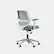 Left. Branch Furniture - Daily Chair – Office Chair with Swivel, Lumbar Support, Adjustable Arms, Sustainable & Comfortable Seating - Slate.