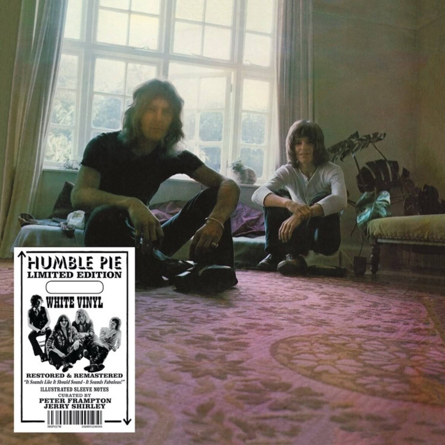 Humble Pie Limited Edition White Vinyl Restored & Remastered "It Sounds Like It Should Sound! It Sounds Fabulous!" Illustrated Sleeve Notes Curated by Peter Frampton Jerry Shirley