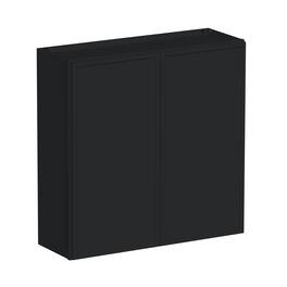 Boyel Living - 36-in W x 36-in H x 12-in D Shaker RTA Kitchen Wall Cabinet with Soft-Close - Black