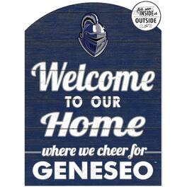 Jardine - SUNY Geneseo Knights 16'' x 22'' Indoor/Outdoor Marquee Sign - Navy