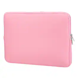Unique Bargains - Laptop Case - Polyester Computer Sleeve Carrying Bag, Shockproof Protective Cover for 14" Notebook - Pink