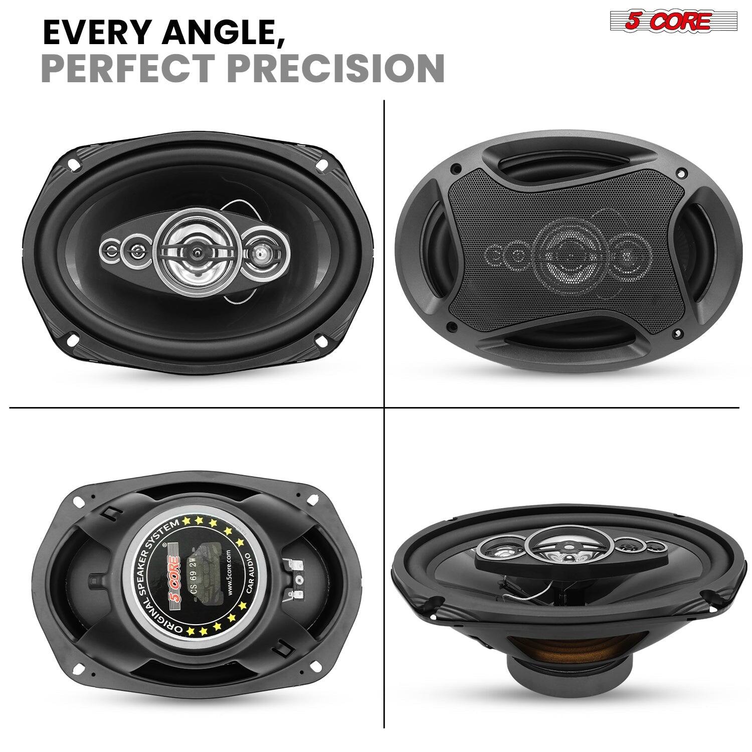 EVERY ANGLE, PERFECT PRECISION 5 CORE CC SYSTEM EM 21 SPEAKER CORE CS692V Cs 69 i ORIGINAL RGOA  CARAUDIO CAR