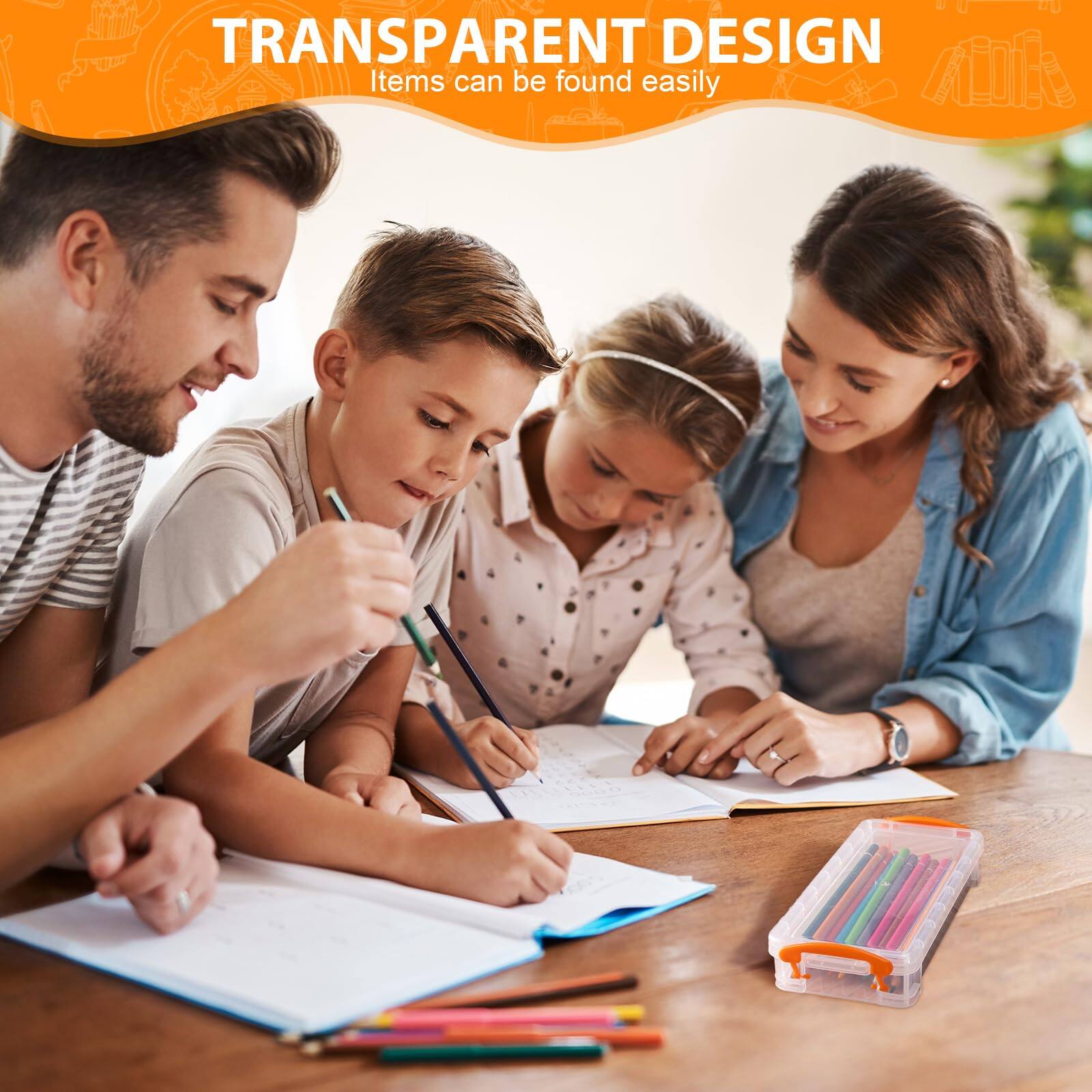 TRANSPARENT DESIGN  
Items can be found easily