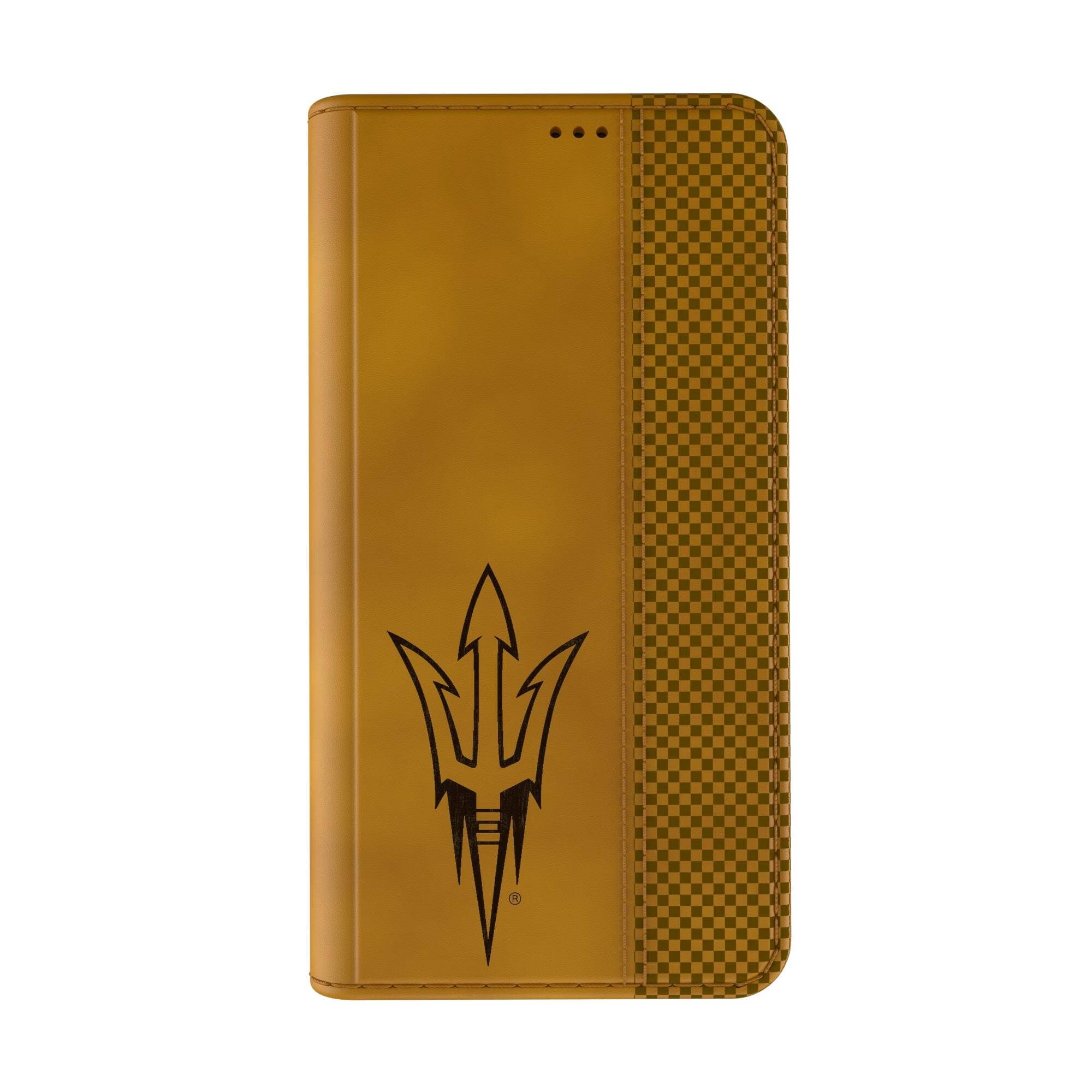 Alt View 1. Keyscaper - Arizona State Sun Devils iPhone Folio Case - XR - Multicolor.