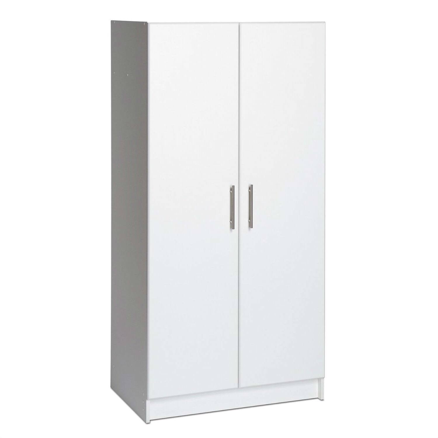 Left. Hivvago - White Storage Cabinet Utility Garage Home Office Kitchen Bedroom - White.