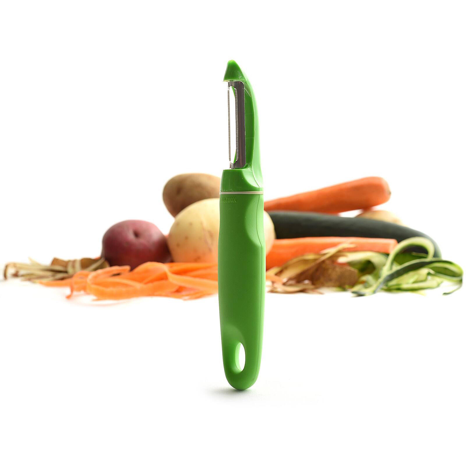 Alt View 2. Norpro - Grip-EZ Vegetable Peeler, 7.25-Inch, Green - Green.