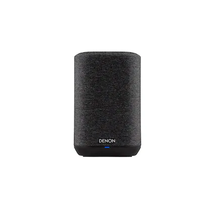 Front. Denon - Denon Home 150 Black Built In Heos Wireless Bluetooth Speaker with an Additional 1 Year Extended Amber Protection (2020) - Black.