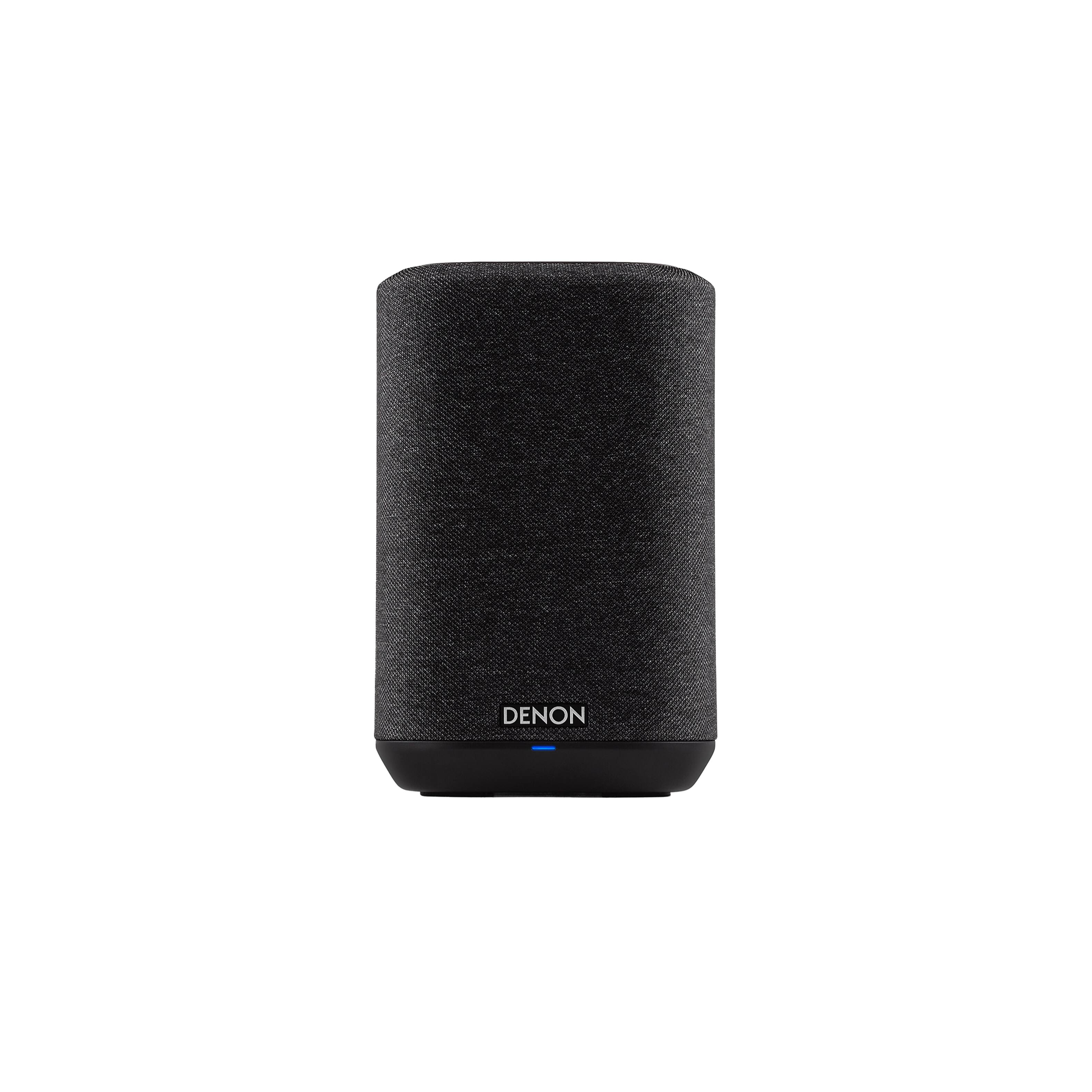 Front. Denon - Denon Home 150 Black Built In Heos Wireless Bluetooth Speaker with an Additional 1 Year Extended Amber Protection (2020) - Black.