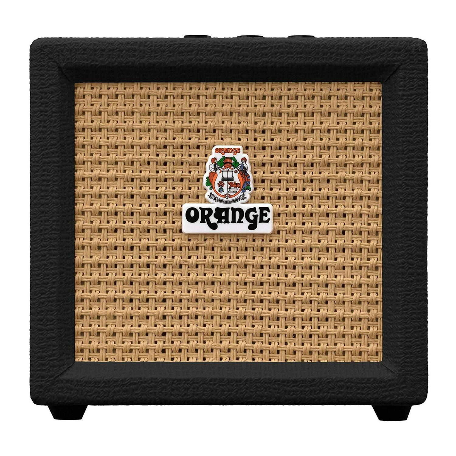 Orange - Amps Crush Mini Micro Amplifier (Black)