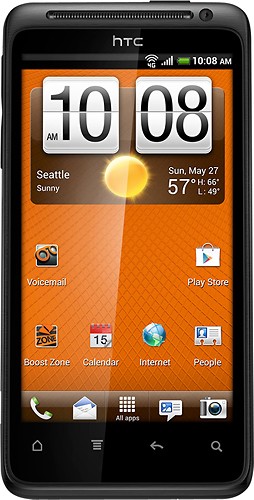  Boost Mobile - HTC EVO Design 4G No-Contract Mobile Phone - Black