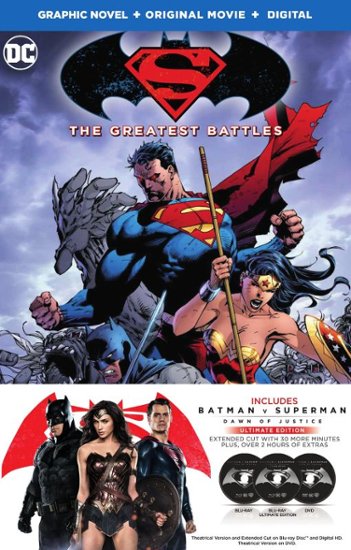Batman v Superman: Dawn of Justice [Only @ Best Buy] [Graphic Novel] [Ultimate] [DVD] [2016] - Front_Standard
