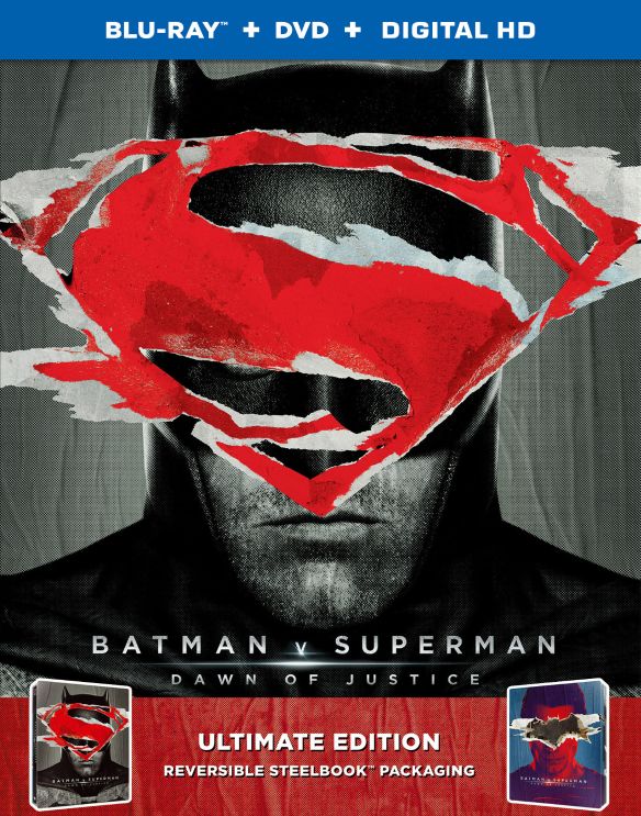  Batman v Superman: Dawn of Justice [Only @ Best Buy] [SteelBook] [Ultimate Edition] [Blu-ray/DVD] [2016]