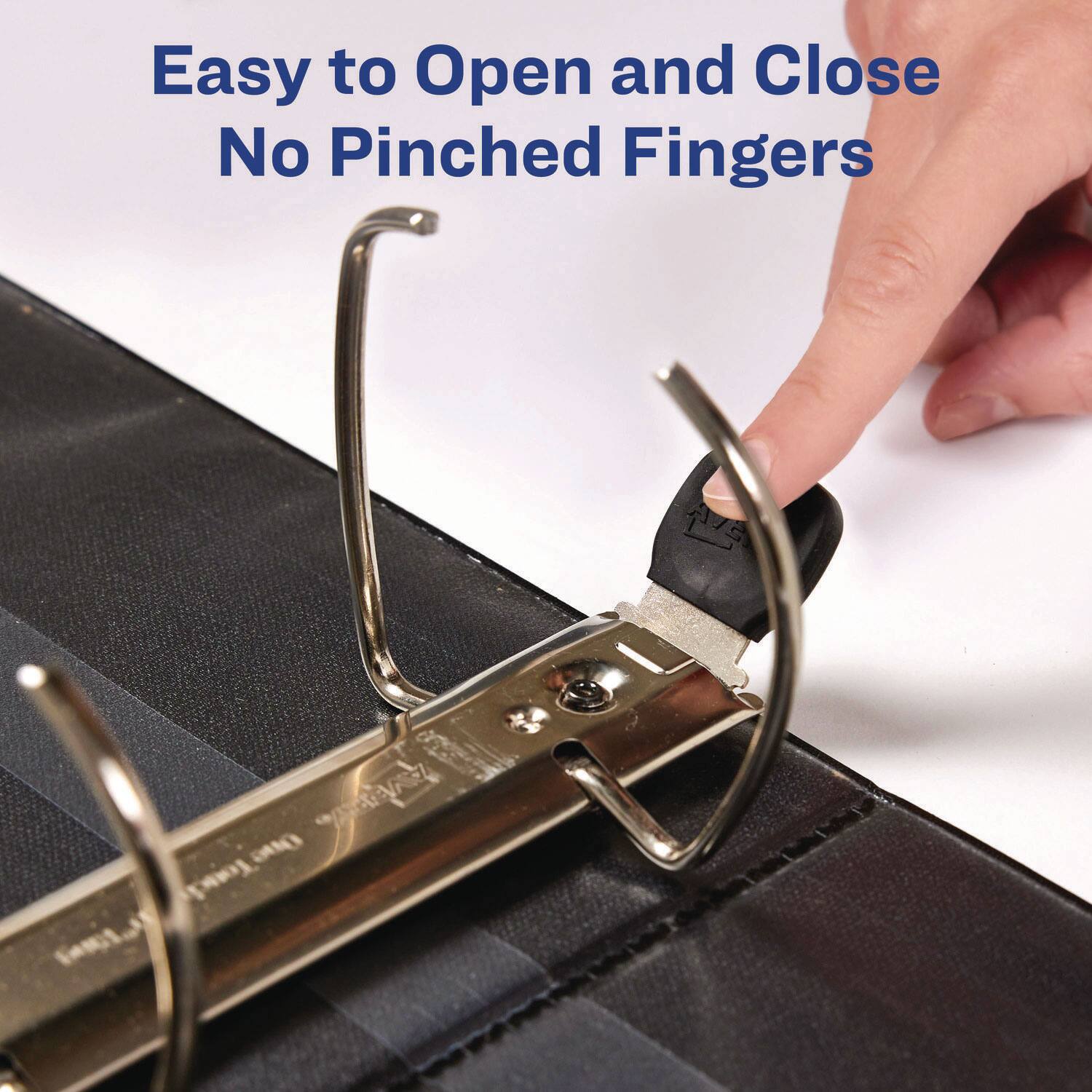 Easy to Open and Close No Pinched Fingers