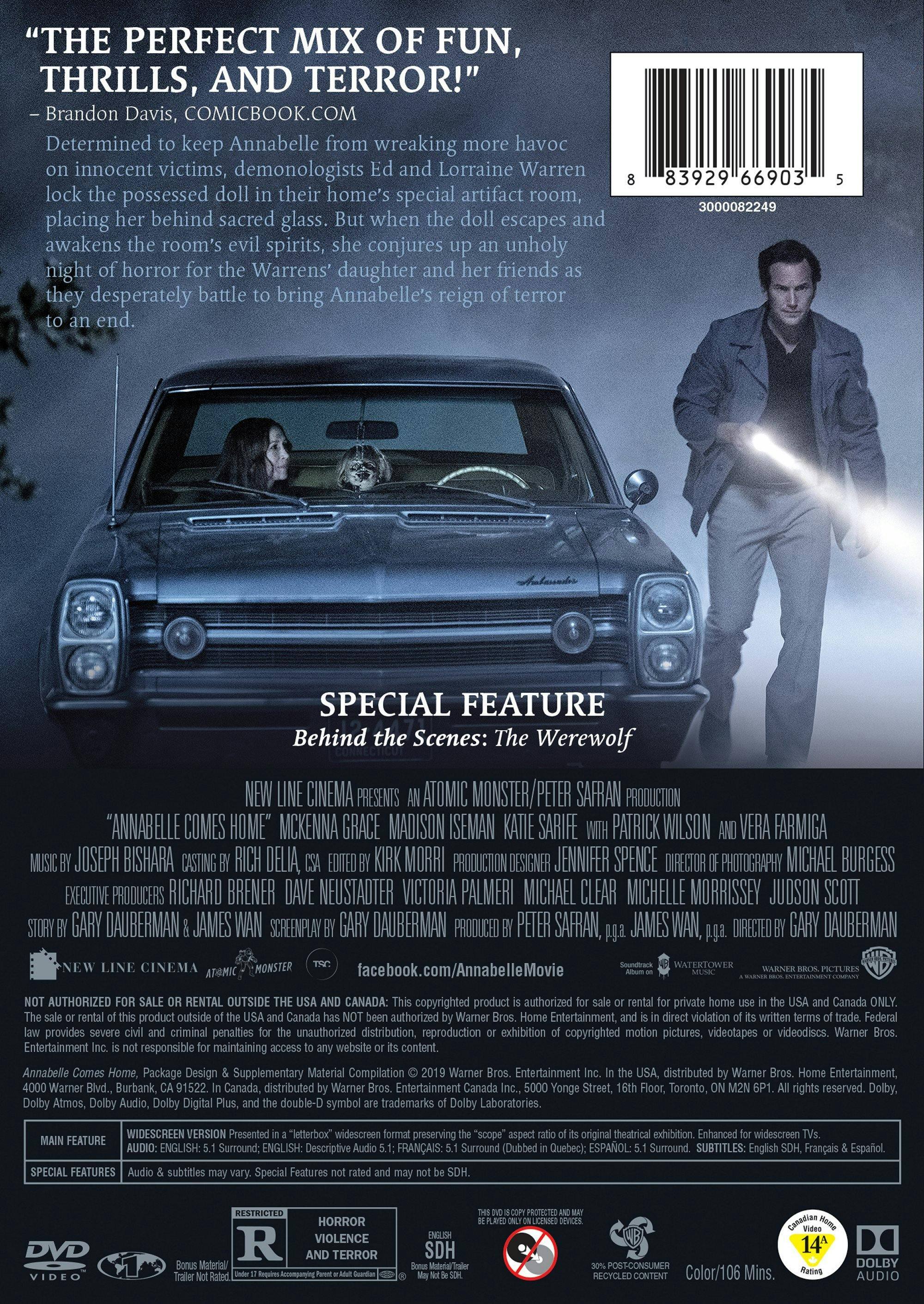 Angle. Annabelle Comes Home [DVD].