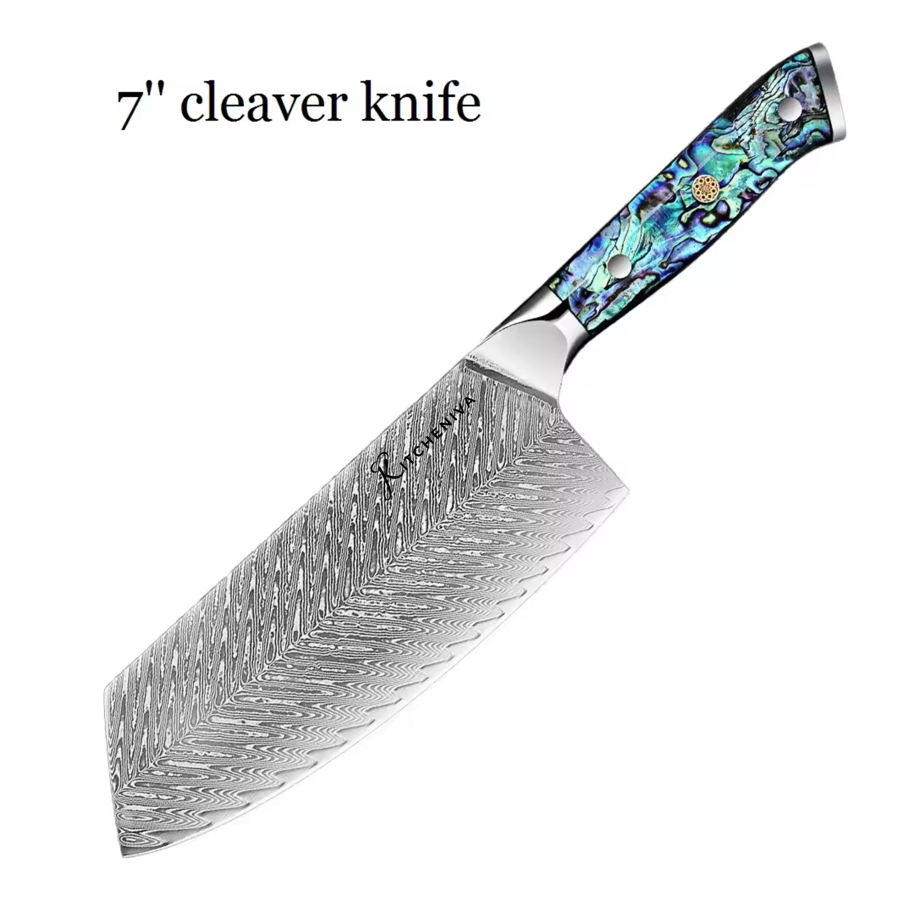 7" cleaver knife