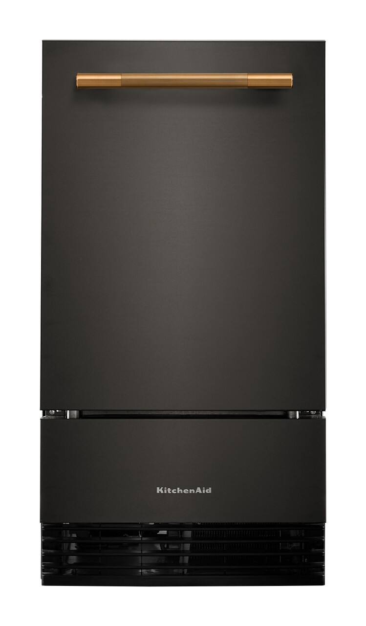 Alt View 14. KitchenAid - 18 inch 35-Lb. Ice Maker - Black Ore.