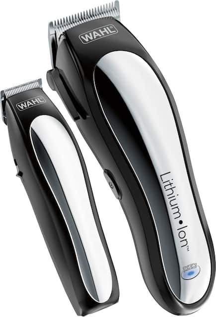 Wahl Lithium Pro Complete Cordless Haircut Kit Black Silver 79600