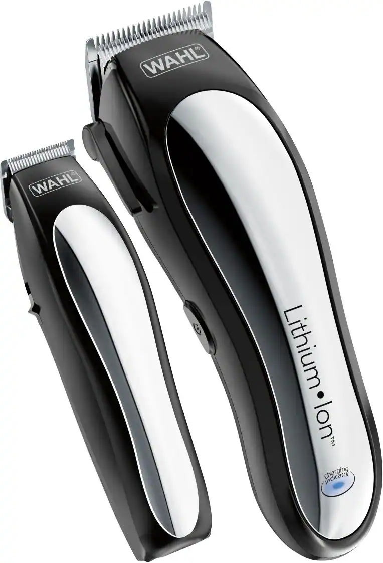 Angle. Wahl - Lithium Pro Complete Cordless Haircut Kit - Black/Silver.