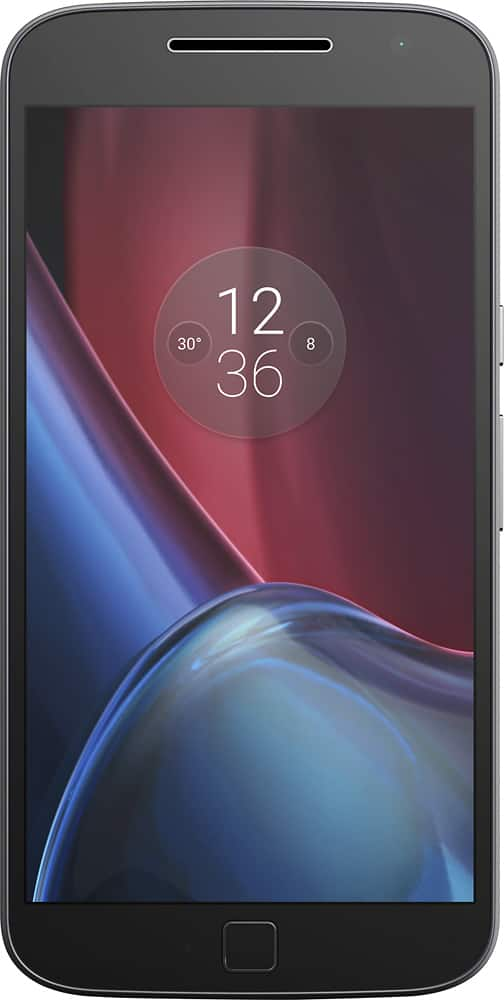 Motorola Moto G Plus (4th Generation) 4G LTE 64GB Memory Cell Phone (Unlocked) Black - Best Buy