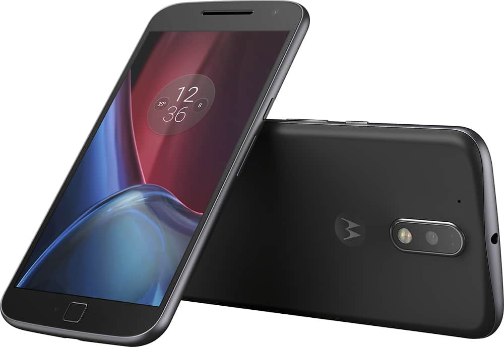 Billy Kruis aan Doe een poging Best Buy: Motorola Moto G Plus (4th Generation) 4G LTE with 64GB Memory  Cell Phone (Unlocked) Black 00967NARTL