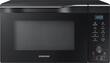 Samsung - 1.1 Cu. Ft. Mid-Size Microwave - Black Stainless Steel - Larger Front