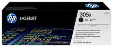 Front. HP - 305X High-Yield Toner Cartridge - Black.