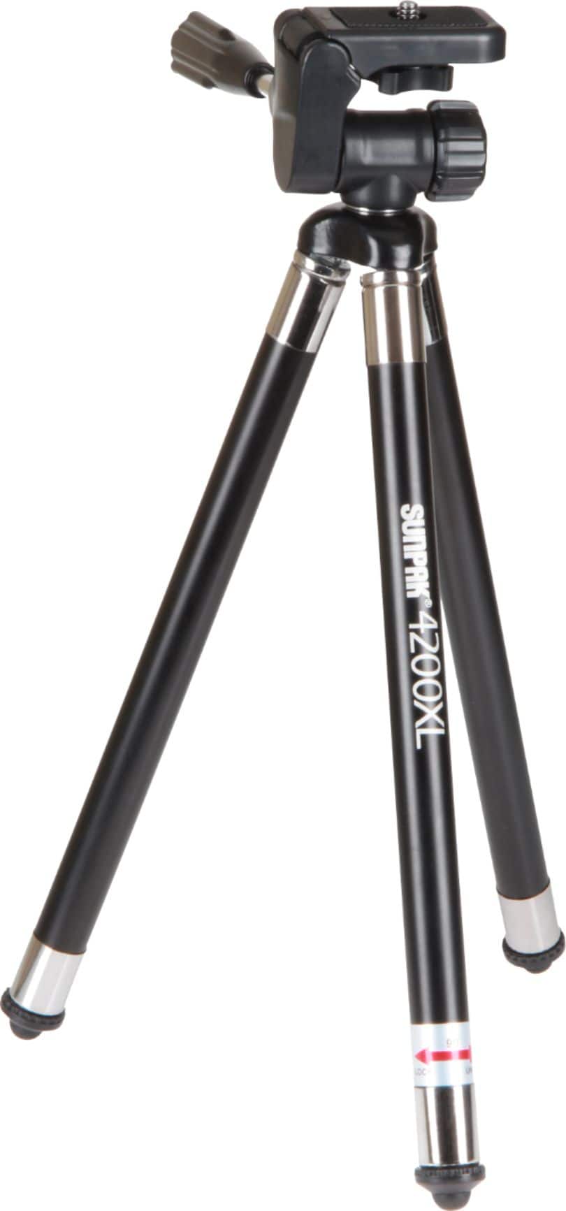 Sunpak - PlatinumPlus 4200XL 42" Tripod - Black - Angle_Zoom